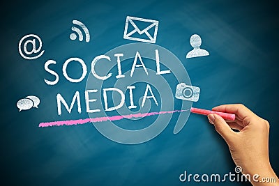 Social Media Concept Stock Photo