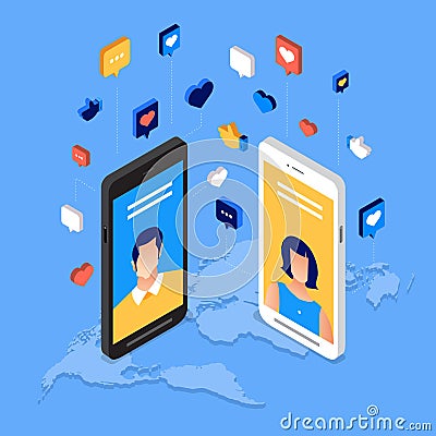 Social Media Day Vector Illustration