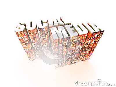 Social Media Graphics Stock Photo