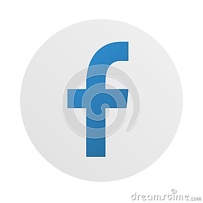 Social media logo, facebook interconnected people Vector Illustration