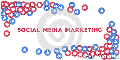 Social media marketing. Vector Illustration