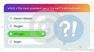Quiz, Exam, Social media, Quiz game template & background, Question, Objective question for team building activities, Assessment Vector Illustration