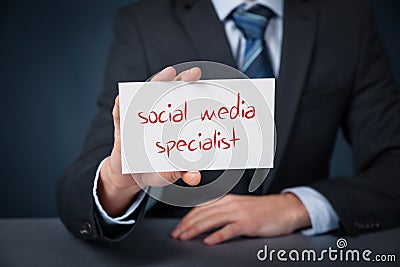 Social media specialist Stock Photo