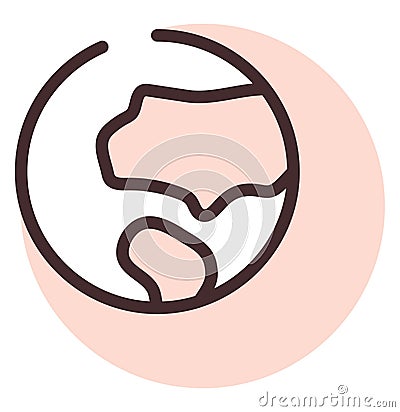 Social media worldwide, icon Vector Illustration