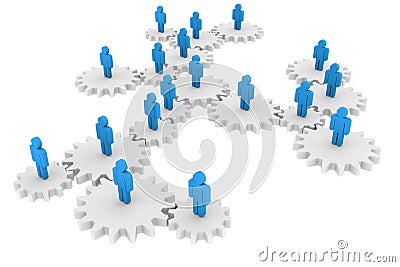 Social networking concept Stock Photo