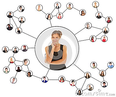 Social Networks Stock Photo