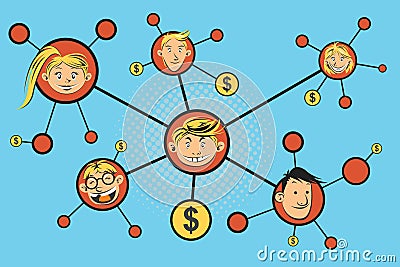 Social Networks Vector Illustration