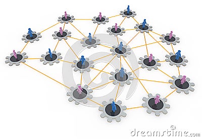 Social networks Stock Photo