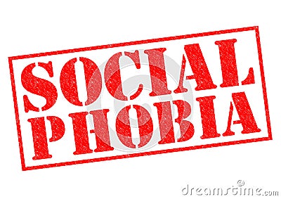 SOCIAL PHOBIA Stock Photo