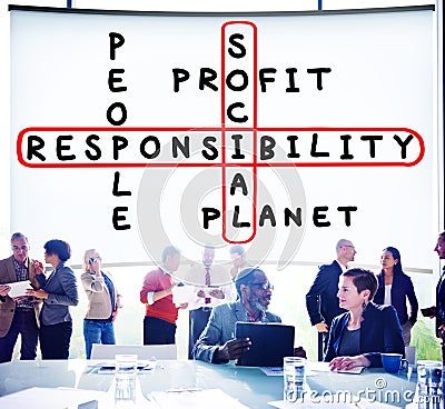Social Responsibility Reliability Dependability Ethics Concept Stock Photo