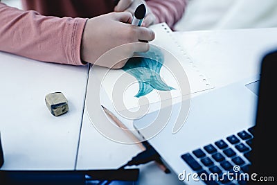 Social suicide concept or population death in social network Stock Photo