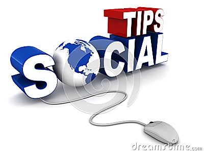 Social tips Stock Photo