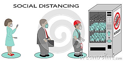 SocialDist Stock Photo