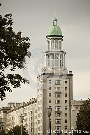 Socialist architecture: Frankfurter Allee Tower Stock Photo