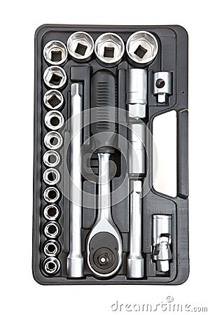 Socket set Stock Photo