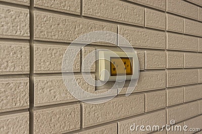 A socket in a wall Stock Photo