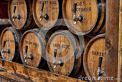 Soda Kegs Stock Photo