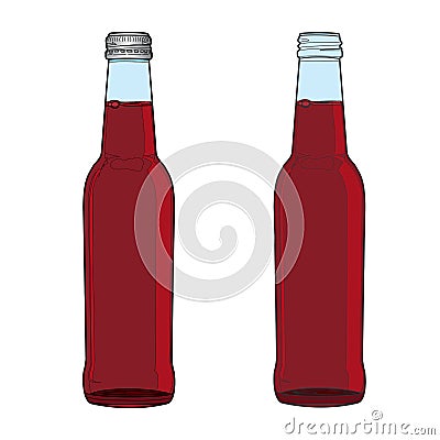 Soda bottle vector Vector Illustration