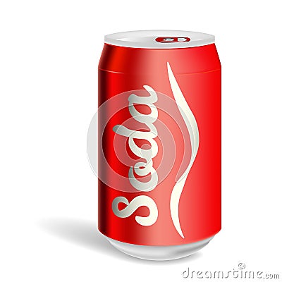 Soda can Vector Illustration