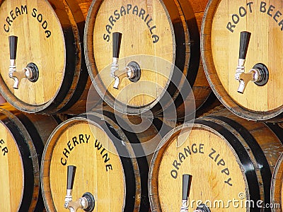 Soda Kegs Stock Photo