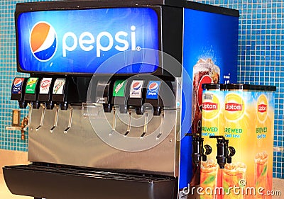 Soda Fountain Editorial Stock Photo