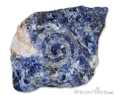 Sodalite mineral gem Stock Photo