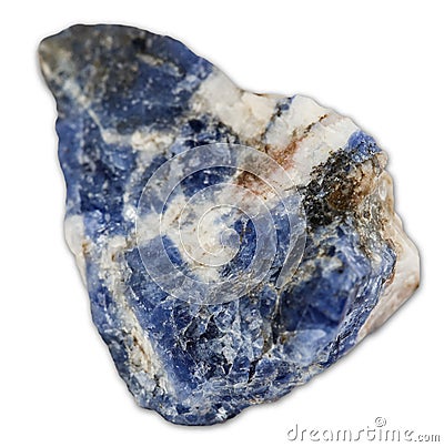 Sodalite mineral gem Stock Photo