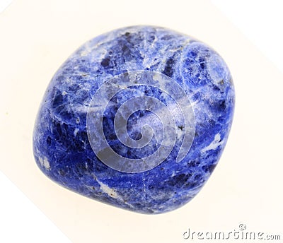 sodalite mineral isolated Stock Photo