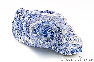 Sodalite Mineral Specimen Stock Photo