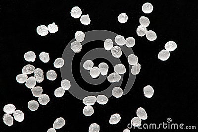 Sodium alginate beads Stock Photo