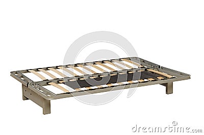 Sofa-bed foundation with clippig path Stock Photo