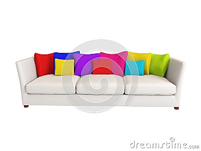 Sofa - Interiors Stock Photo