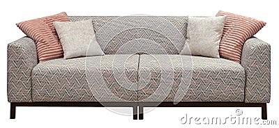 Sofa isolated on white background. Including clipping path Stock Photo