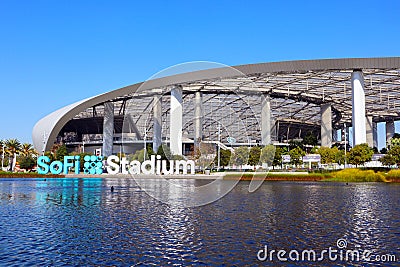 SoFi Stadium - Inglewood (Los Angeles), California Editorial Stock Photo