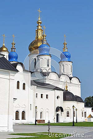 Sofia Assumption Cathedral of the Tobolsk Kremlin, Russia. Editorial Stock Photo