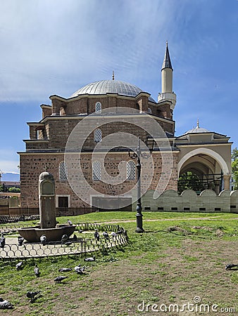 Banya Bashi Mosque at the center of city of Sofia Editorial Stock Photo