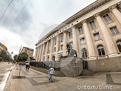The Sofia Court House, literally Palace of Justice, Bulgaria Editorial Stock Photo