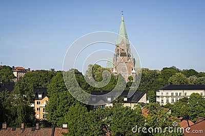 Sofiakyrka in Stockholm, Sweden Stock Photo