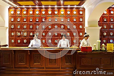 The Sofitel Legend Hotel Metropole in Hanoi, Vietnam Editorial Stock Photo