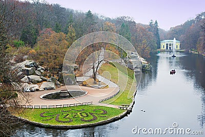 Sofiyivsky Park in Uman Stock Photo