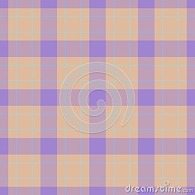 Soft background tartan seamless, checking vector pattern texture. Vivid fabric textile plaid check in light and pastel colors Vector Illustration