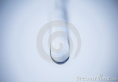 Soft blue droplet Stock Photo