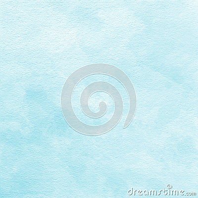 Soft blue watercolor texture background, hand painted Stock Photo