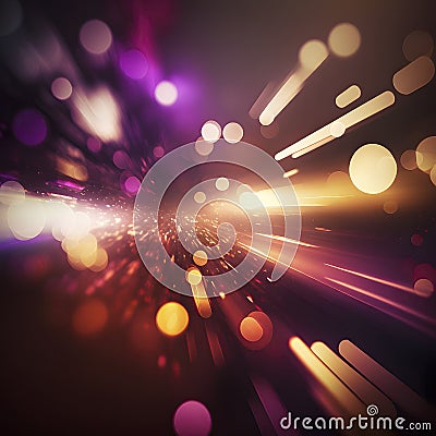 Soft Blurred Rays of Fantasy. Perfect for Posters and Web. Stock Photo