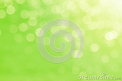 Soft blurred sweet green bokeh nature abstract background Stock Photo