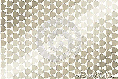 Soft brown and beige geometric triangle pattern with an abstract hexagonal grid. Modern symmetry concept Stock Photo