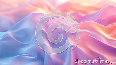 A soft and calming pastel-colored gradient blur with shapeless forms, creating an abstract and Stock Photo