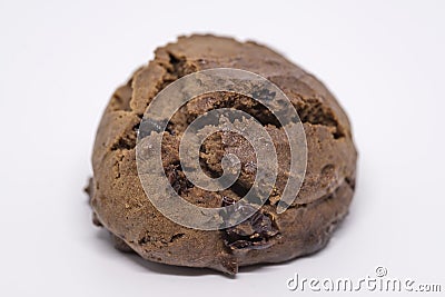 Soft Chocolate & Dried Mixed Fruit Cookie. Stock Photo