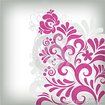 Soft classic floral background Stock Photo