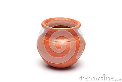 Soft clay pot : pitcher Stock Photo